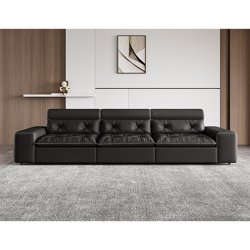 Thick Lazy Leather Sofa Free Soft Lazy Sofa