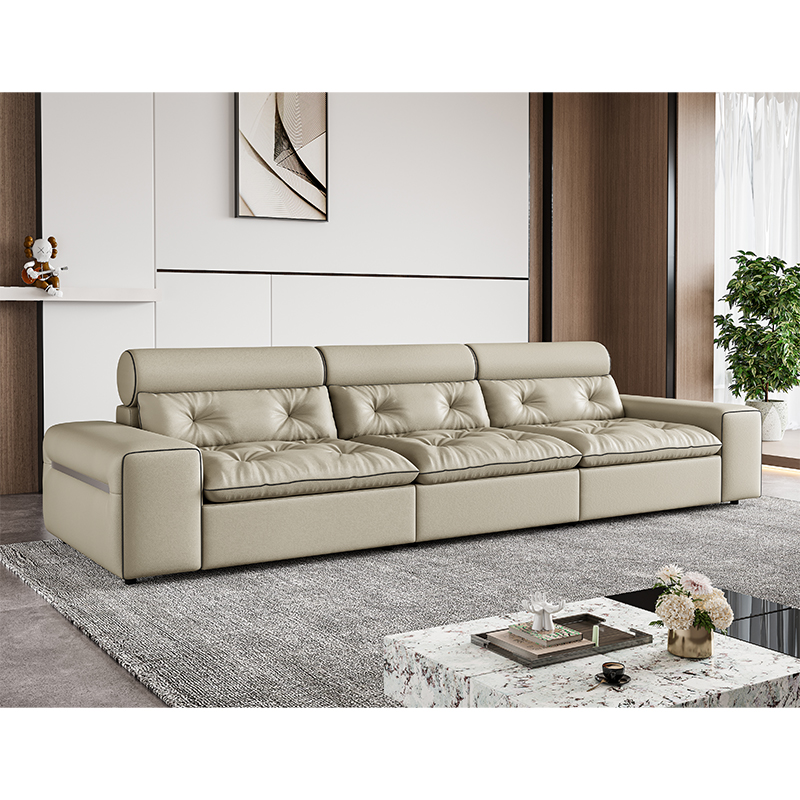 Thick Lazy Leather Sofa Free Soft Lazy Sofa