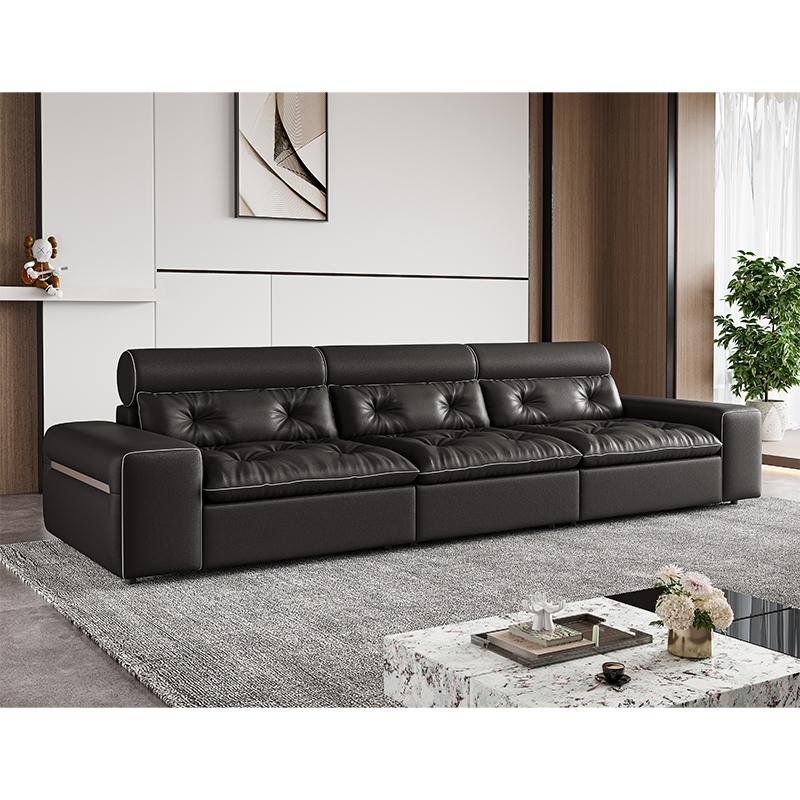 Thick Lazy Leather Sofa Free Soft Lazy Sofa
