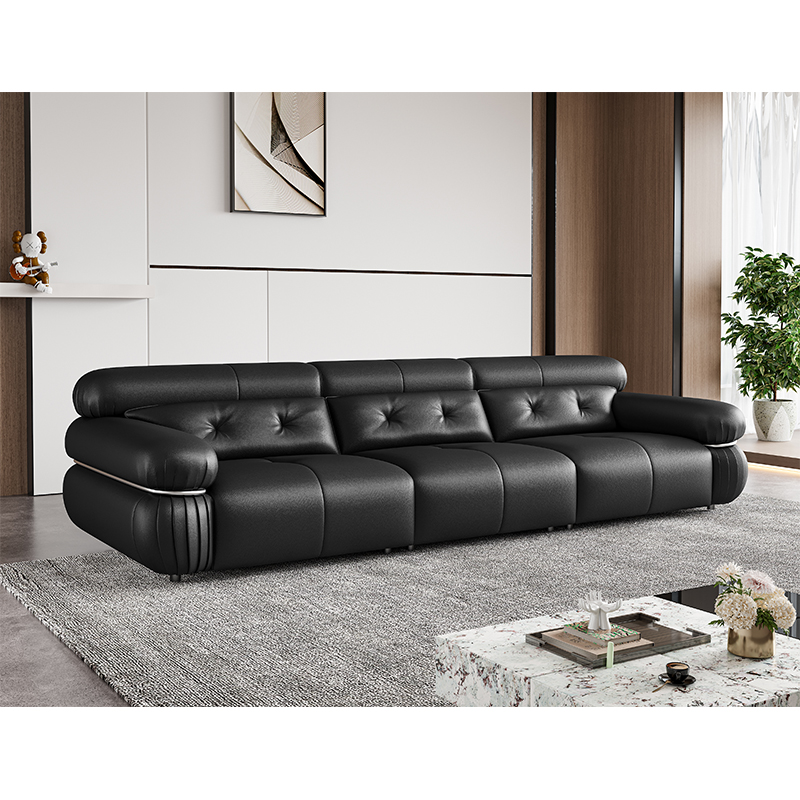 Modern Leather Sofa That Can Be Lazy, Simple or Retro
