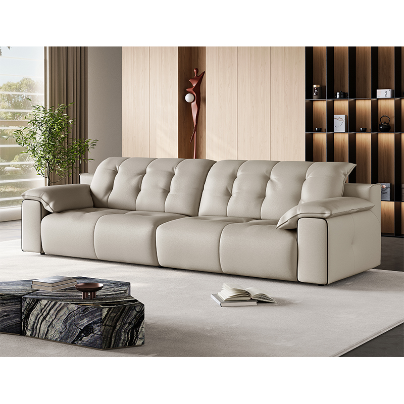 Modern Simple Stylish Lazy Leather Sofa