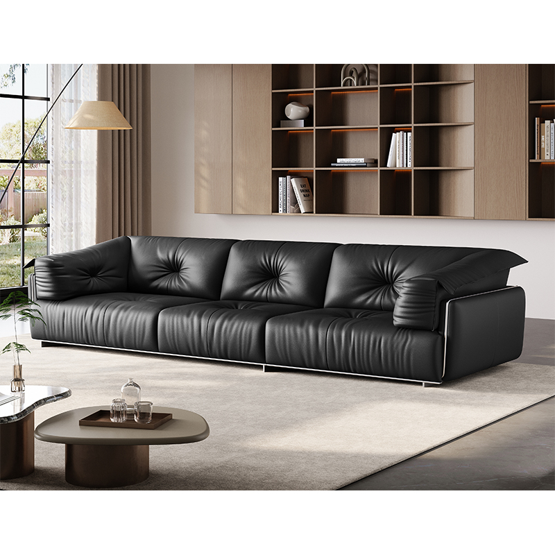 Modern Simple Stylish Lazy Leather Sofa