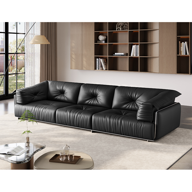 Modern Simple Stylish Lazy Leather Sofa