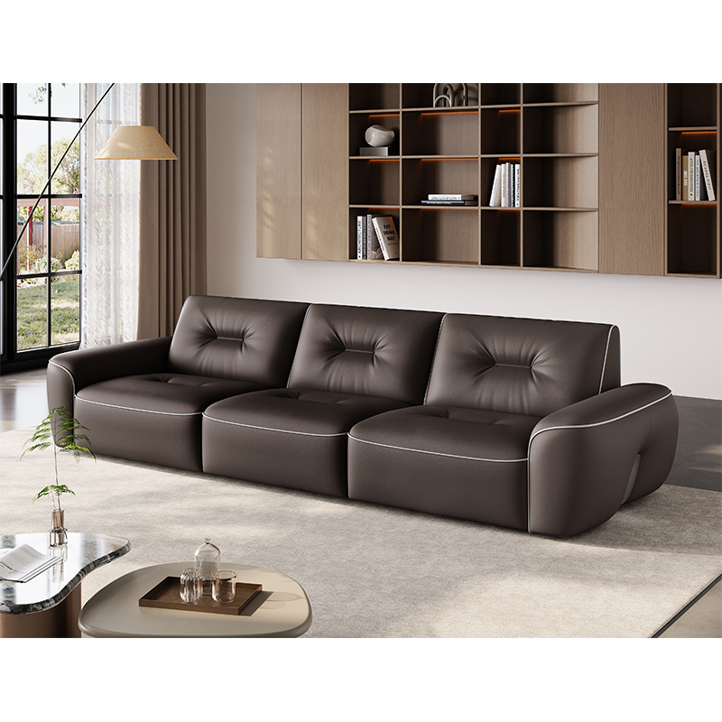 Modern Simple Leather Sofa