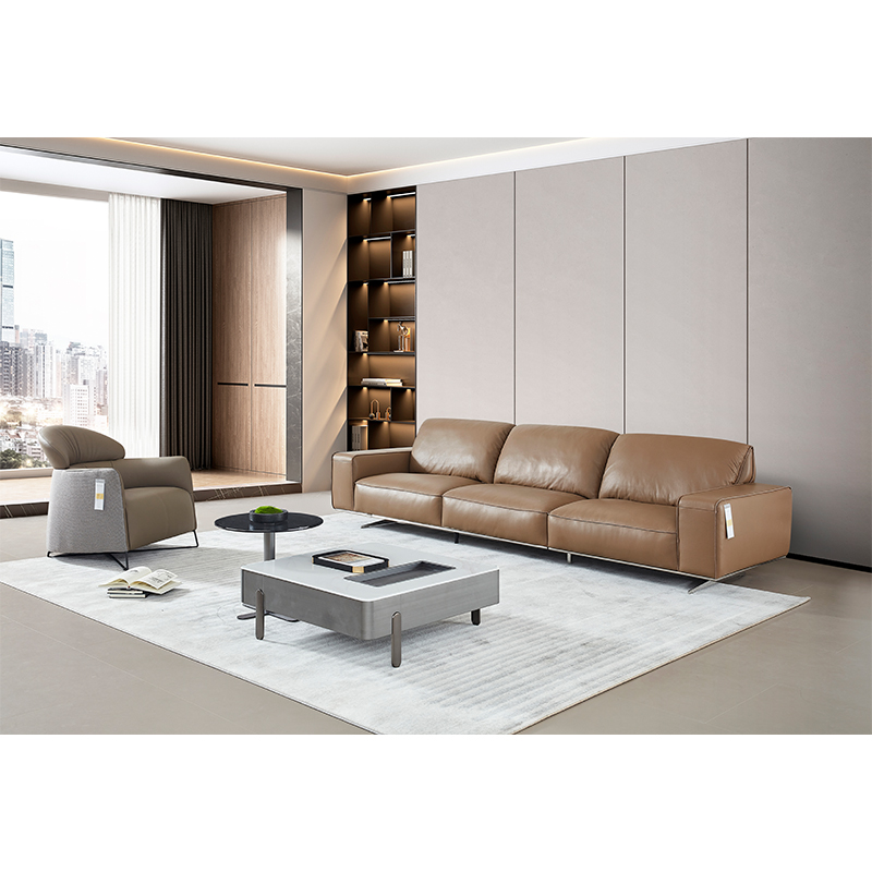 Modern Simple and Comfortable Leather Sofa