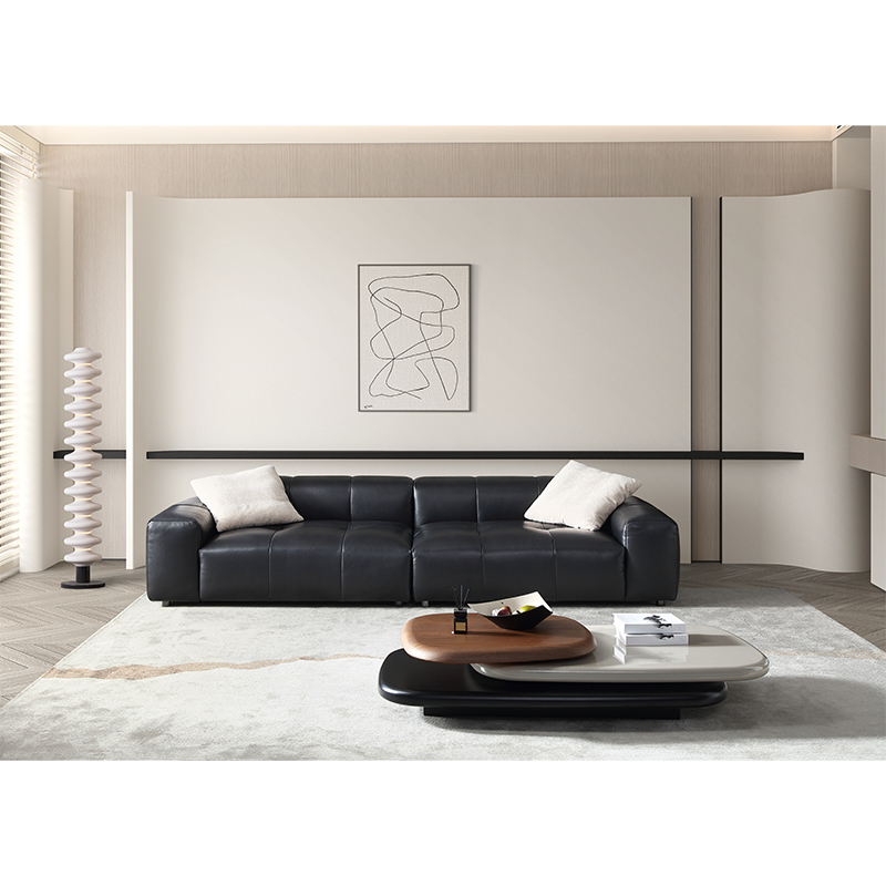 Modern Minimalist, Stylish Industrial Style, French Style Leather Sofa