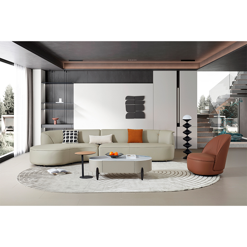 Modern Simple Stylish Curved Sofa