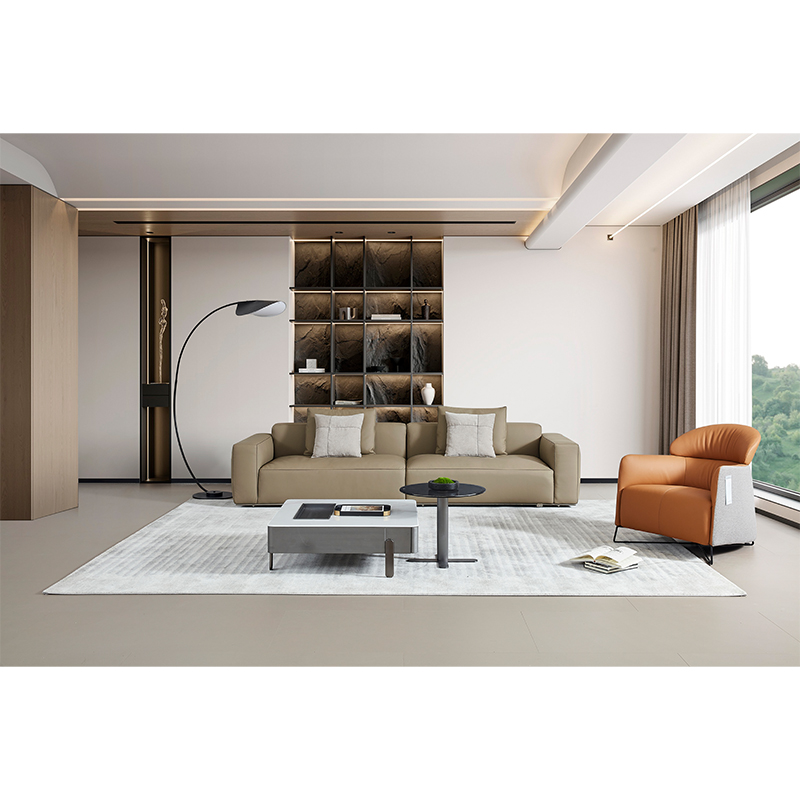 Italian Simple And Stylish Tofu Block Sofa