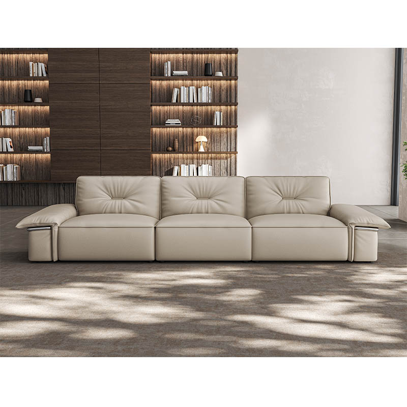 Modern Minimalist Comfortable and Stylish Genuine Leather Sofa