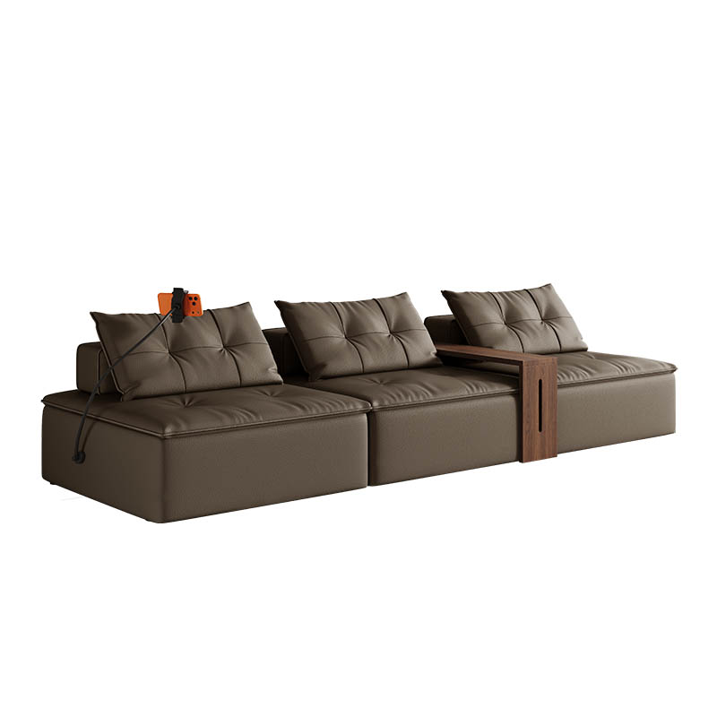 Modern Minimalist Stylish Light Luxury Genuine Leather Sofa