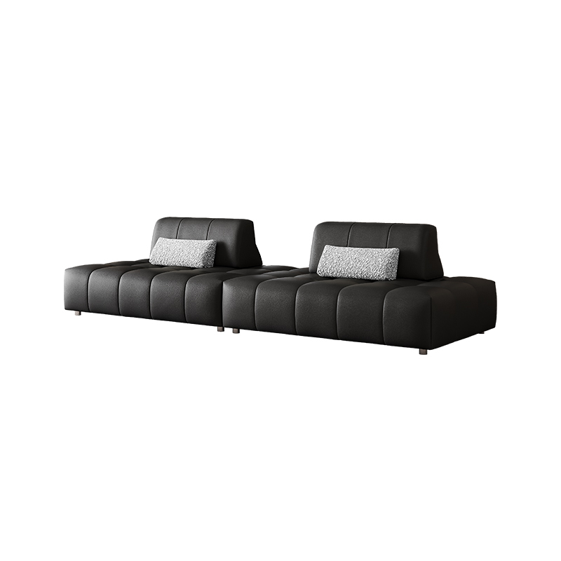 Can a leather sofa, with its warm and smooth texture, embody classic aesthetics and everyday poetry in modern life?